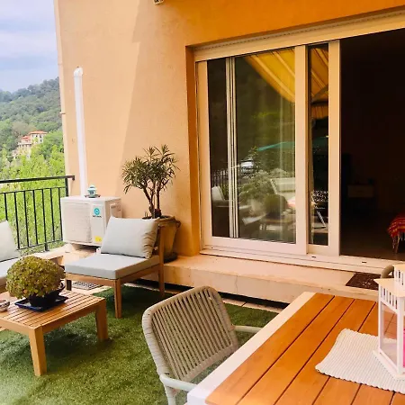 Mon Avec Terrasse Et Piscine דירה רוקברון-קאפ-מרט